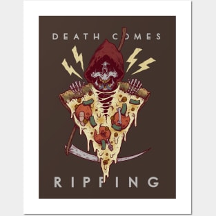 DEATH COMES RIPPING Posters and Art